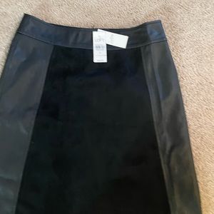 Leather skirt from the Loft